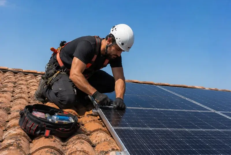 Maintenance et monitoring de panneaux solaires à Fos-sur-Mer