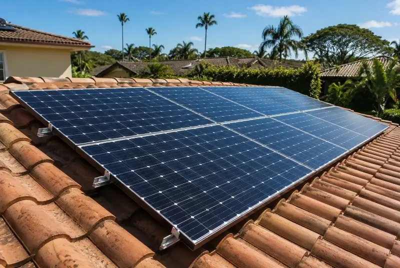 Installation de panneaux solaires à Fos-sur-Mer